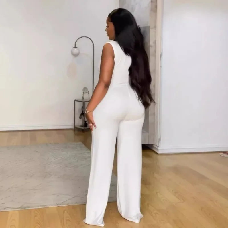 Power Play Wide-Leg Jumpsuit