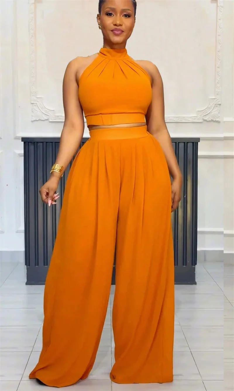 Executive Grace Halter Two-Piece Set