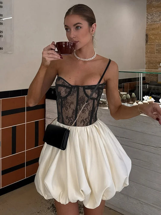 Parisian Chic Bustier Dress