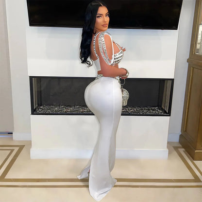 Diamond Radiance Rhinestone Two-Piece Set