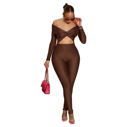 Seductive Silhouette Rhinestone Jumpsuit