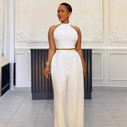 Executive Grace Halter Two-Piece Set