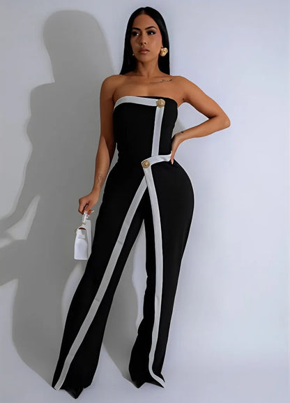 Monochrome Majesty Jumpsuit