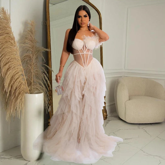 Scarlet Majesty Corset Gown