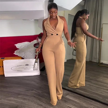 Regal Power Blazer Jumpsuit