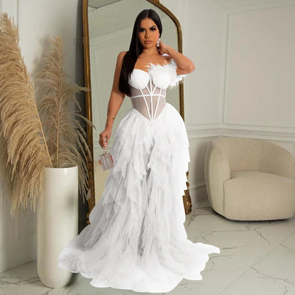 Scarlet Majesty Corset Gown
