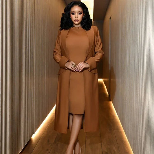 The Executive Elegance Coat & Dress Set