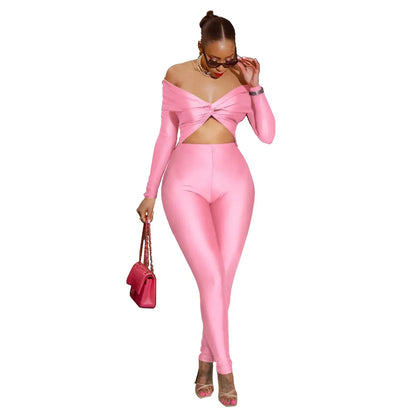 Seductive Silhouette Rhinestone Jumpsuit