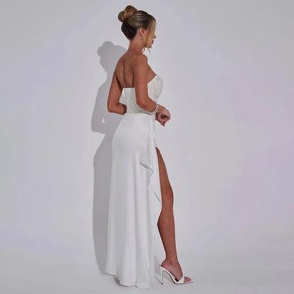 Lustrous Elegance Sequin Two-Piece Set