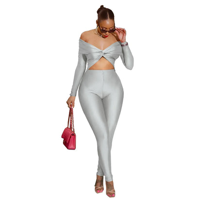 Seductive Silhouette Rhinestone Jumpsuit