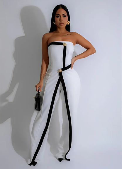 Monochrome Majesty Jumpsuit